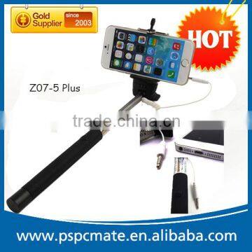 Extendable Handheld Selfie Self Phone Stick Monopod 3.5mm Wired w/ Remote Button
