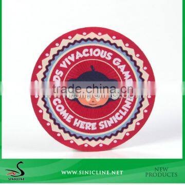 Sinicline Custom Made Round Woven Patch for Children's Outfits photo-2