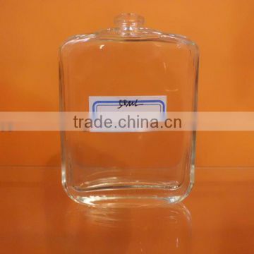 50ml Clean Glass perfume bottle /glass spray perfume bottle