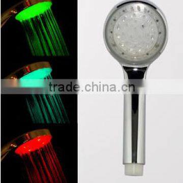 Red light led shower head pretty handheld shower for rain room electric shower head