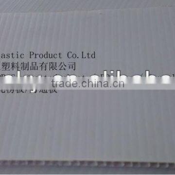 3mm white color Silk-screen printing coroplast plastic sign for promotion