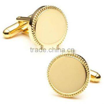 Blank Cufflink Gold cufflink