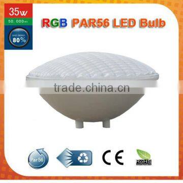 20w/25w/35w swimming pool lights bulb plastic IP68 waterproof poollight PAR56 led pool lights