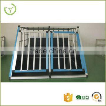 Outdoor/indooor quality aluminum dog cage with double doors with cheap price