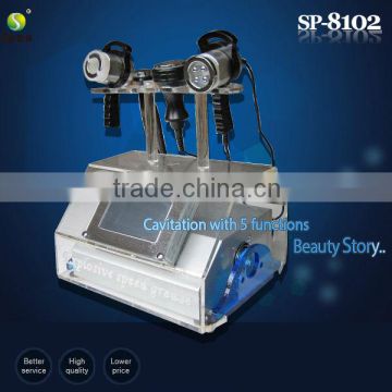 Ultracavitation tripolar rf cavitation machine with laser for skin care