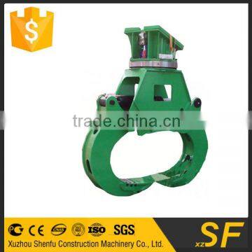 hydraulic grab wood split grapple for 20T excavator weight 1.85T