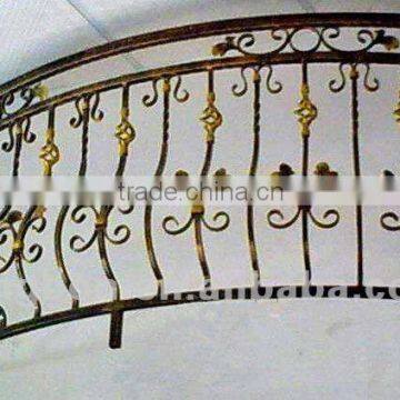 2014 Top-selling iron modern design for balcony railing