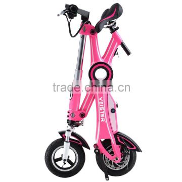 Veister 10 Inch 2 Wheel Smart Electric Scooter X style folding electric bike 250W for young people