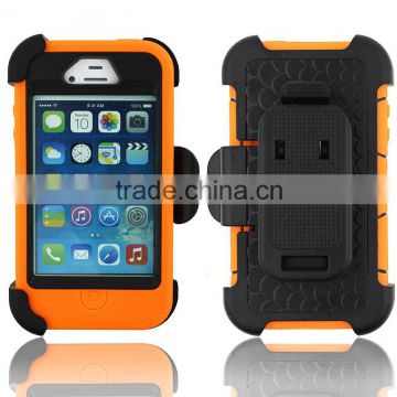 For iPhone 4 4s holster cellphone cases with rotate kickstand