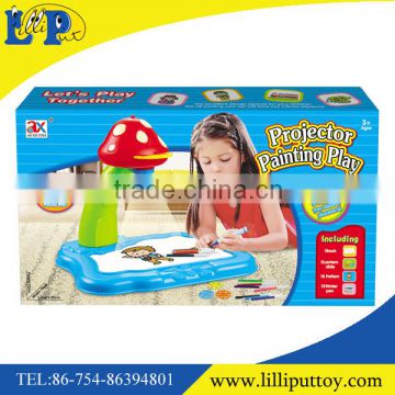 Educational projector painting play toy drawing board