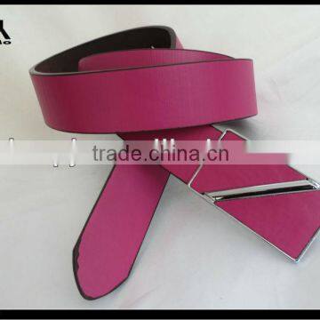 hotsale hot pink leather belts for women