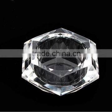 Wholesale Simple Design Clear Crystal Candle Holder photo-2