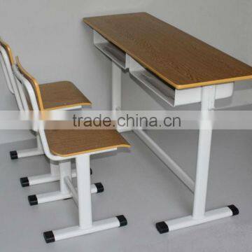 Study table and chair/Student desk and chair/Wood designs classroom furniture/School furniture