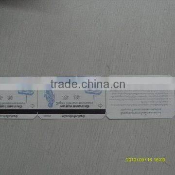 Popular design prepaid pvc card