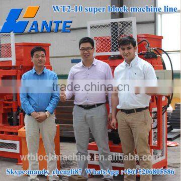 WT2-10 Brazil Interlocking Paver Brick Making Machine in South Afric photo-5