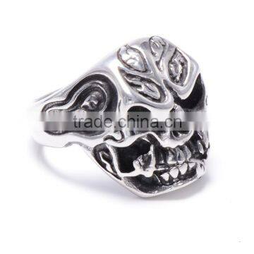 Men's aggressiveness design stainless steel fancy evil demon ring                        
                                                                                Supplier's Choice