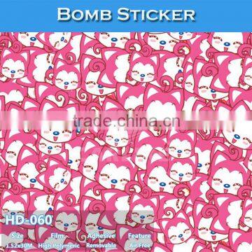 HD-060 Hot Sales Clear Printing Vinyl Graffiti Vehicle Body Stickers