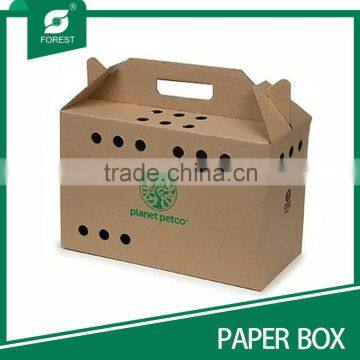 BOX WITH HANDLE CARDBOARD CORRUGATED 3-5 LAYERS photo-3