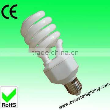 25w E27 T3 half spiral energy saving lamp