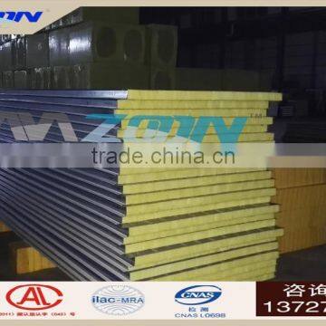 rock wool sandwich panel for indoor partition