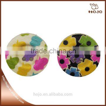 Fashion Colorful cloud printed wooden buttons 4 holes 3cm for fabric