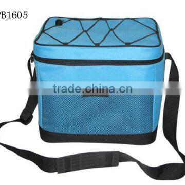 high quality 600D ice cream cooler bag/ promotion lunch cooler bag with durable hard liner