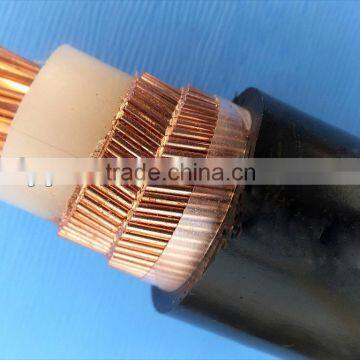 Cu copper conductor multi core 25mm XLPE insulated PVC sheath thin steel wire armored power electriccable wire