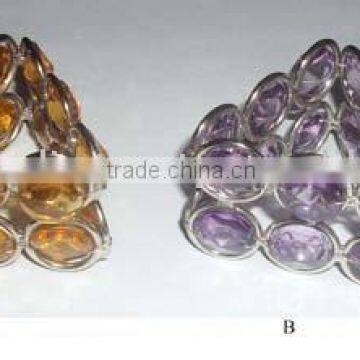 high quality crystal napkin ring, beaded napkin ring, crystal napkin ring