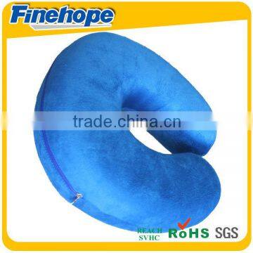 Newest U shape breathable soft 100% polyurethane best kids neck pillow