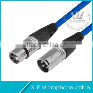 Microphone Cable with Oxygen-Free Copper Conductor - Male to Female XLR