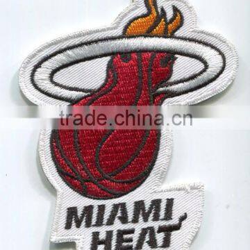 Basketball Team Logo Embroidey Patch With Shape Cut and Iron on photo-4