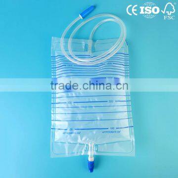 With screw outlet 2000ml urine bag