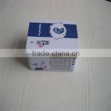 Food grade lotus leaf tea tin