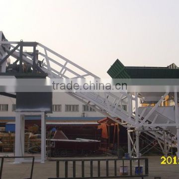 Turnkey service portable concrete batching plant