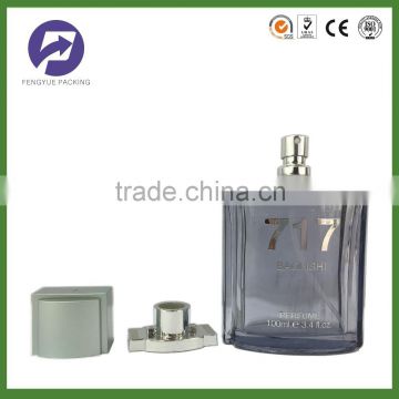 100ml Square Clear Perfume Glass Bottle