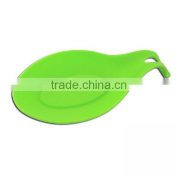 Silicone spoon holder