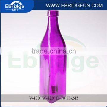 16oz rose red glass beer bottles for wholesale