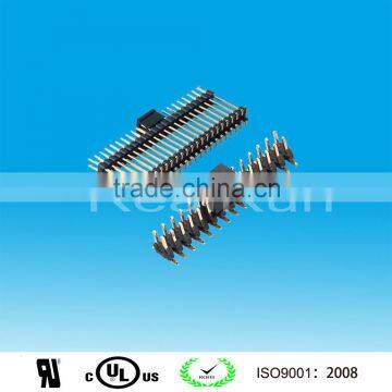 Gold Plated 2.0mm Pitch Double Row SMT Pin Header