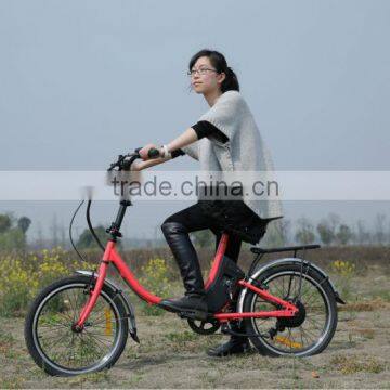 Small city electric bicycle 2014 new design e-bike motor 250w 24v