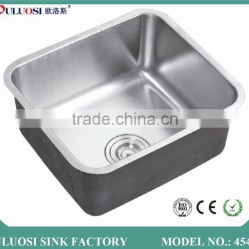 classic style silver plastic kitchen sink 4540