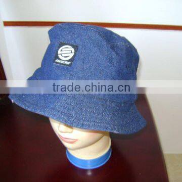 cheap 100% cotton lady denim leisure bucket hat