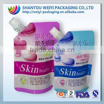 Spout Bag for Facial Mask/Cosmetic Plastic Packaging Bags