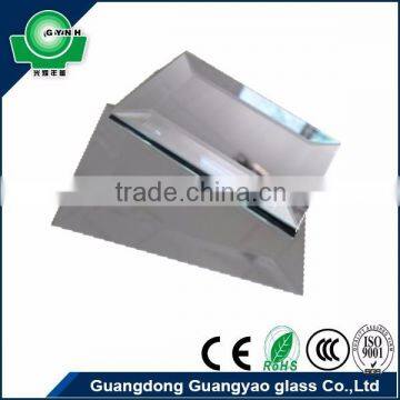 GYNH 4mm 5mm high quality bevelled edge mirror glass for indoor decorative mirror