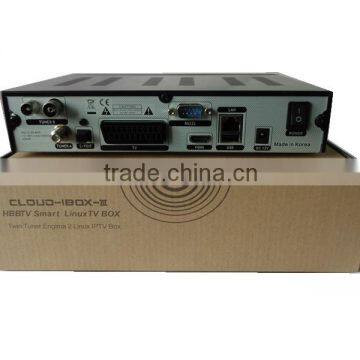 CLOUD-IBOX III Twin Tuner Enigma2 Linux DVB-S/S2+T2/C Tuner