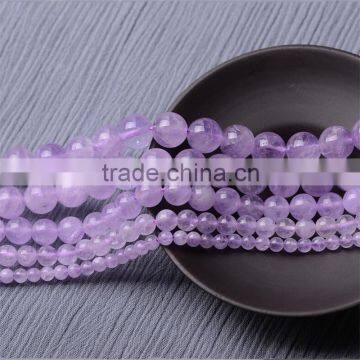 Factory Wholesale Natural Lavender Amethyst Beads Semi Handmade Beaded Jewelry Crystal Violet DIY photo-4