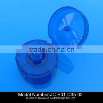 Diameter 35mm Plastic Flip Top Cap For Tube