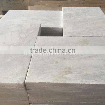 White Marble Leopard Tumbled Flooring Tiles From Turkey