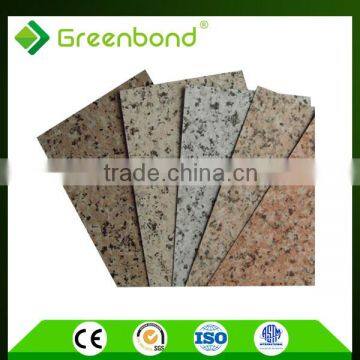 Greenbond light weight marble building decoration acp panels