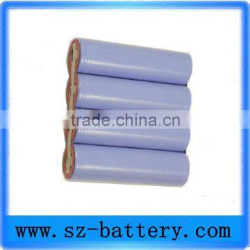 rechargeable lithium ion battery pack 18650 3.7V 8000mAH