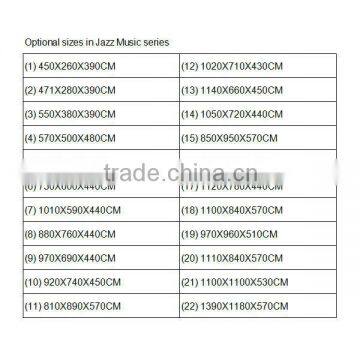 Newest Jazz-music Style LLDPE Outdoor Sports Slide With 22 Different Sizes for Choice photo-4